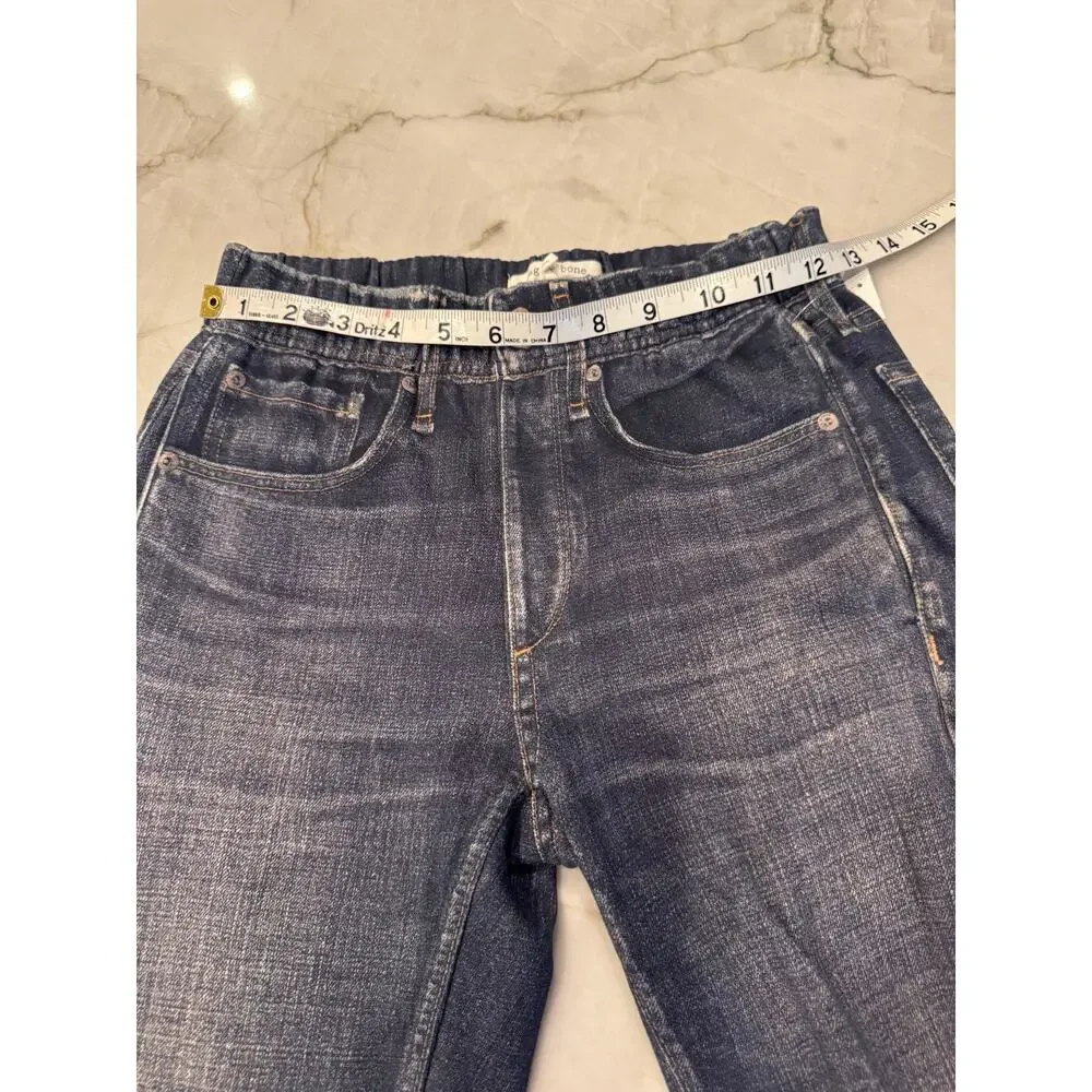 Rag & Bone Miramar Jogger Pants Sz XXS Women’s Blue Jeans Denim Print - Picture 13 of 16